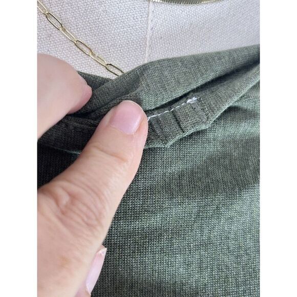 Lululemon Cocoon Shawl Wrap Cardigan OSFM 2 Button Green Oversized Flowy - Picture 5 of 13